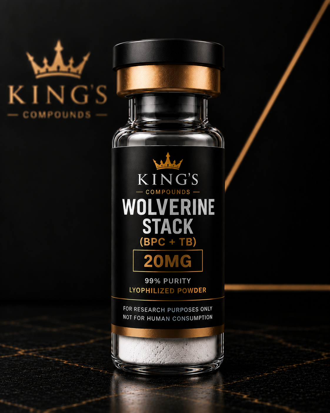 Wolverine Stack 20mg | Research Peptide – King’s Compounds